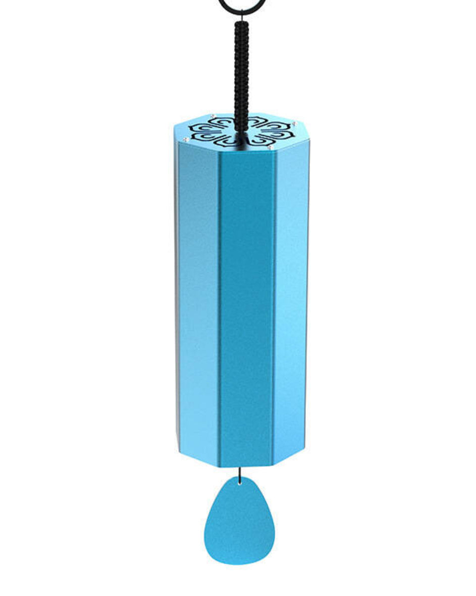 Planetary Wind Chime, 8 Notes, Saturn Blue, Saturns