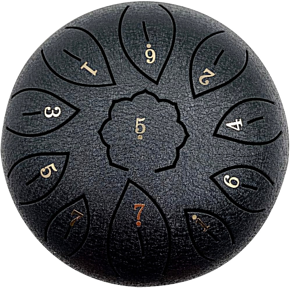 ZVANGA Ethereal drum 6" Black 11 notes C major 432Hz