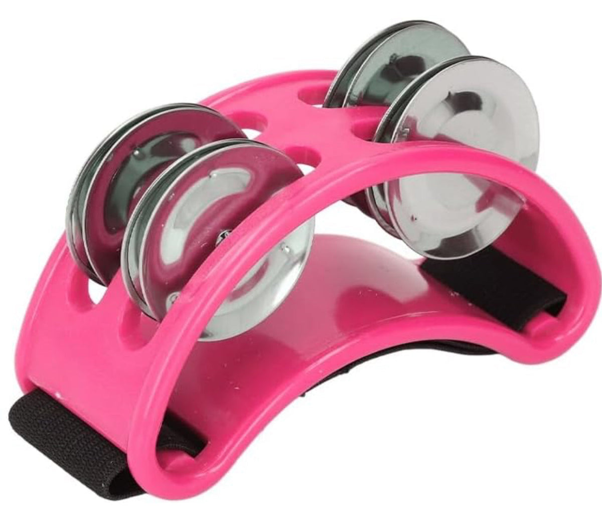 Foot Tambourine Pink