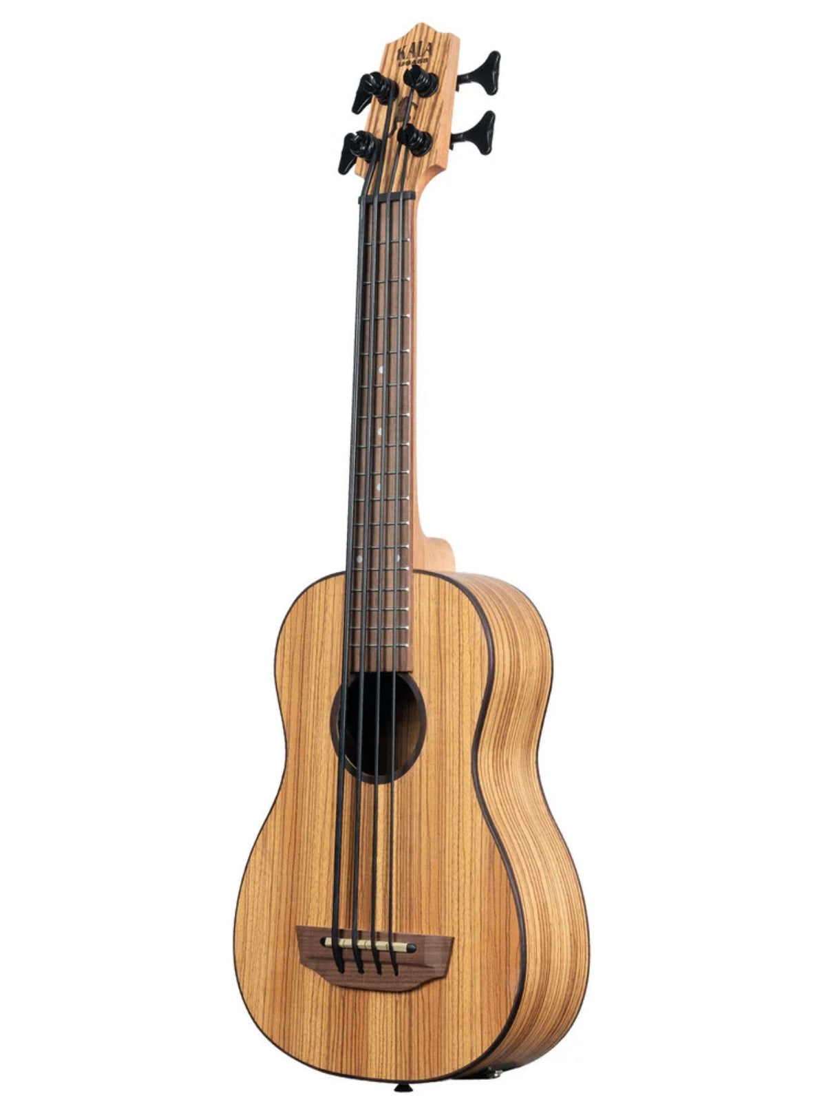 Kala U-Bass Zebrawood 4 NT Ukulele Bass + Soma