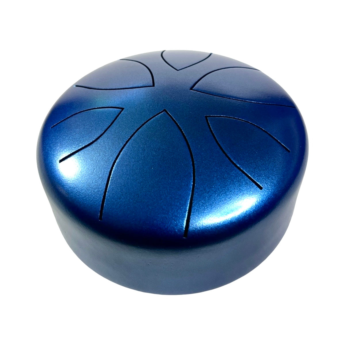 ZVANGA 6" Blue 6 notes 6 main SOLFEGGIO Frequencies Pigoru Workshop Made in Latvia