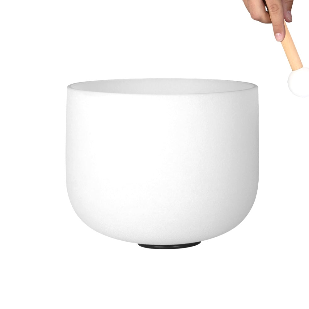 Singing Crystal Bowl 33cm B (Si) 432Hz Crown Chakra