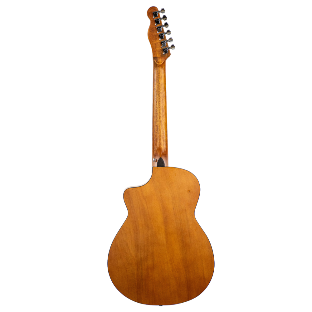 Kazuki 36-inch acoustic learning guitar for beginners + case, Natural
