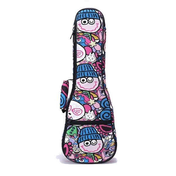 Concert-size ukulele case, Comic design