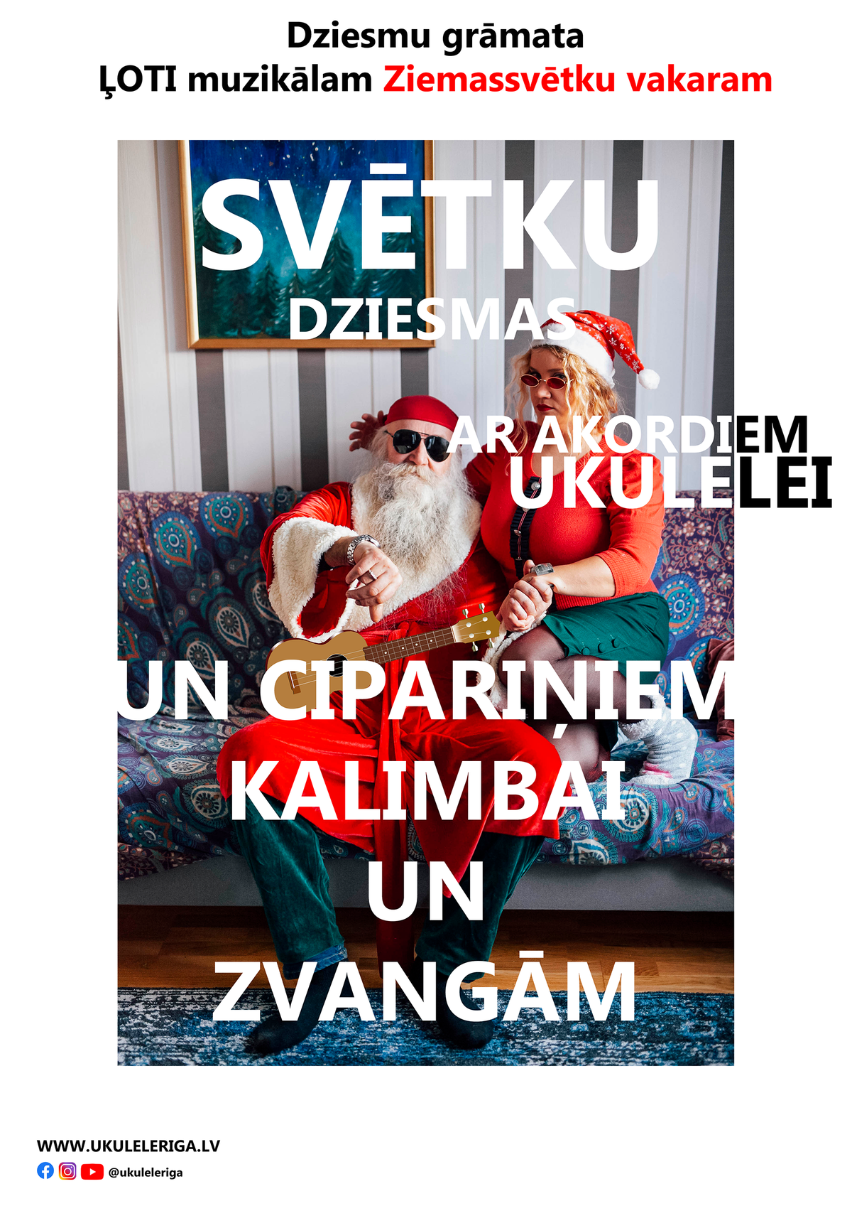 PDF Songbook CHRISTMAS SONGS (with numbers for zangos/calimbas and ukulele chords)