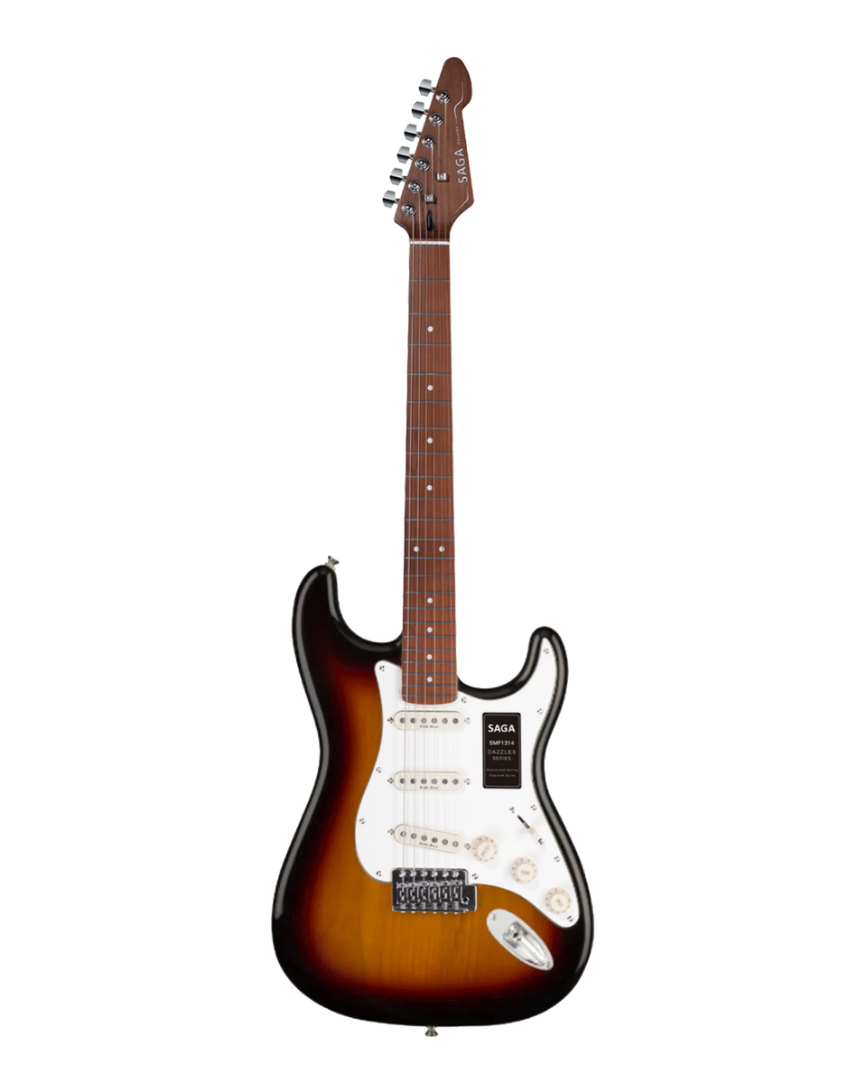 Electric Guitar SAGA SMF1314 SB (SSS) Electric Guitar Sunburst