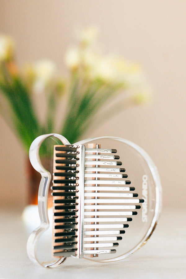 17-Key Acrylic Bear Kalimba