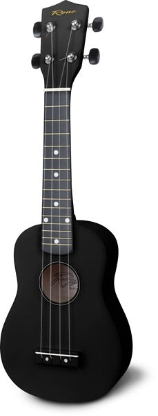 Soprano Ukulele Reno RU150-BLK + Case
