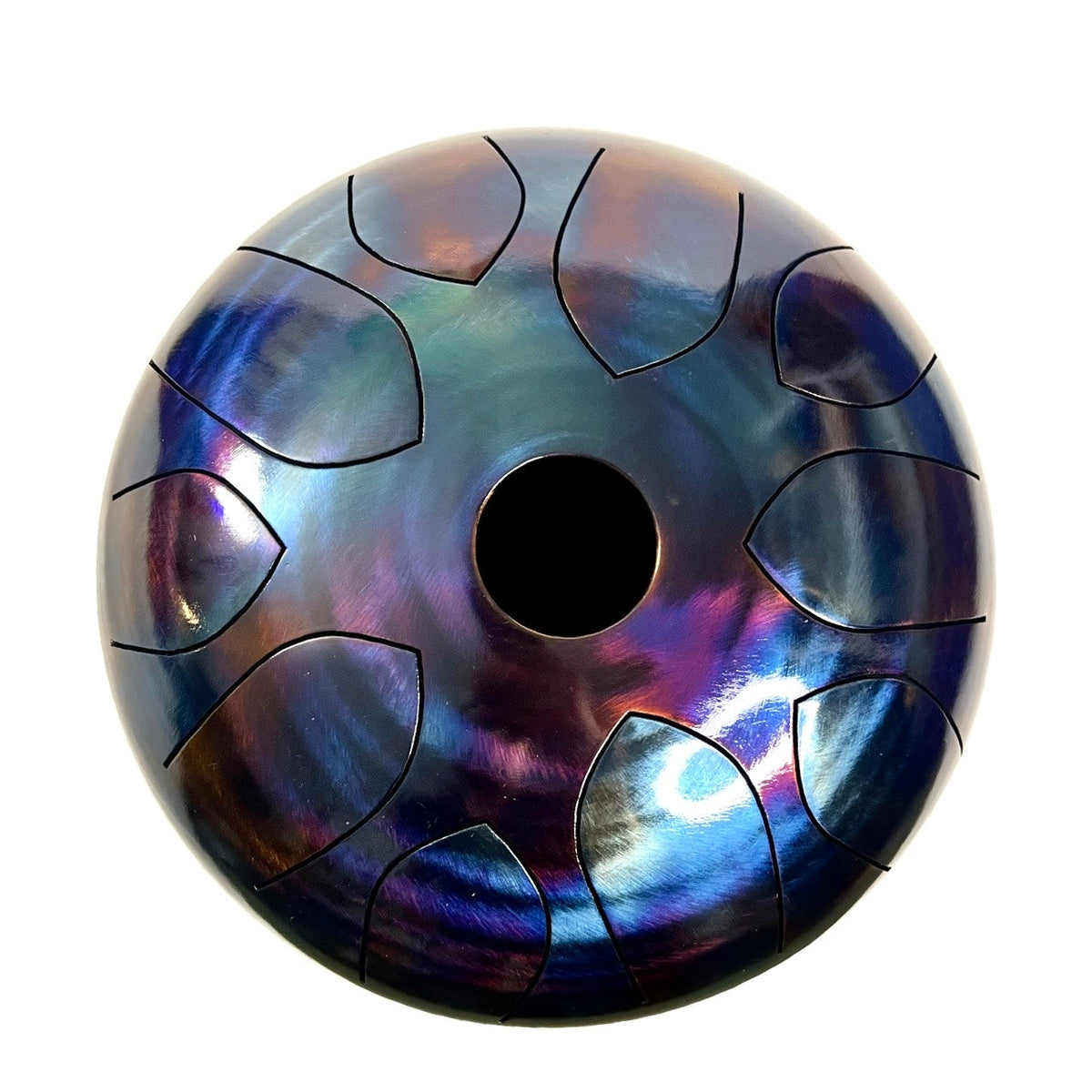 ZVANGA 12" Fire Finish 10 Notes in Major/Minor Keys, Handcrafted in Latvia