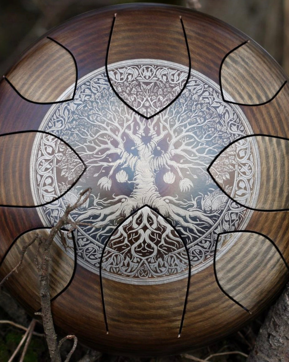 Sound Nest Zvanga 30cm 12 Strands Fire Finished 432Hz Tree Of Life Soundnest