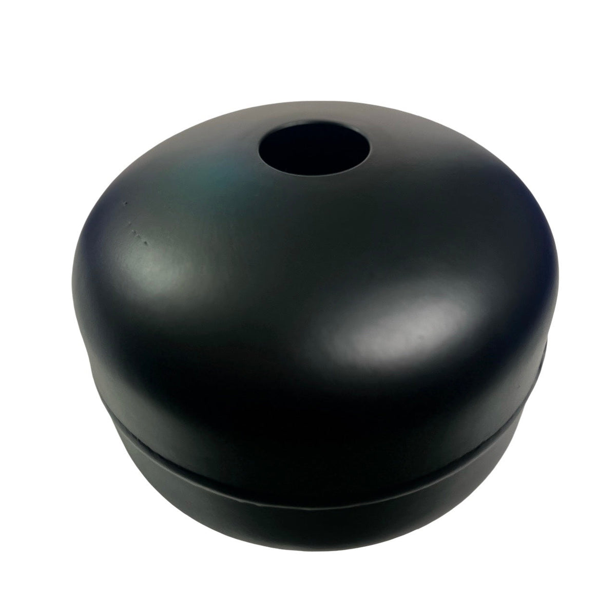 ZVANGA 9" Tank Drum Black 8 Notes C Major, Handcrafted in Latvia