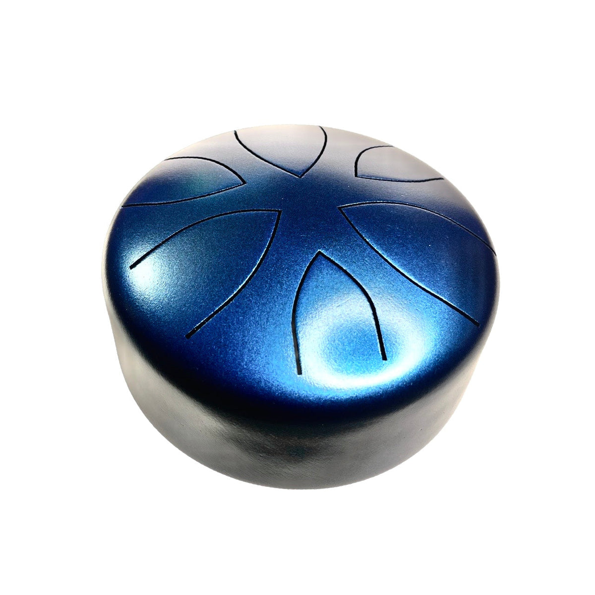 ZVANGA 6" Blue 6 notes 6 main SOLFEGGIO Frequencies Pigoru Workshop Made in Latvia