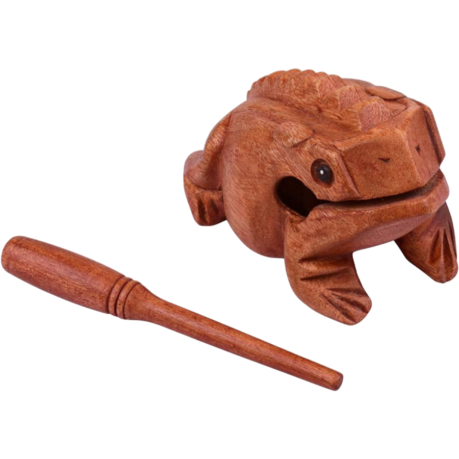 Thai sound frog rhythm musical instrument, XL size, 19 cm