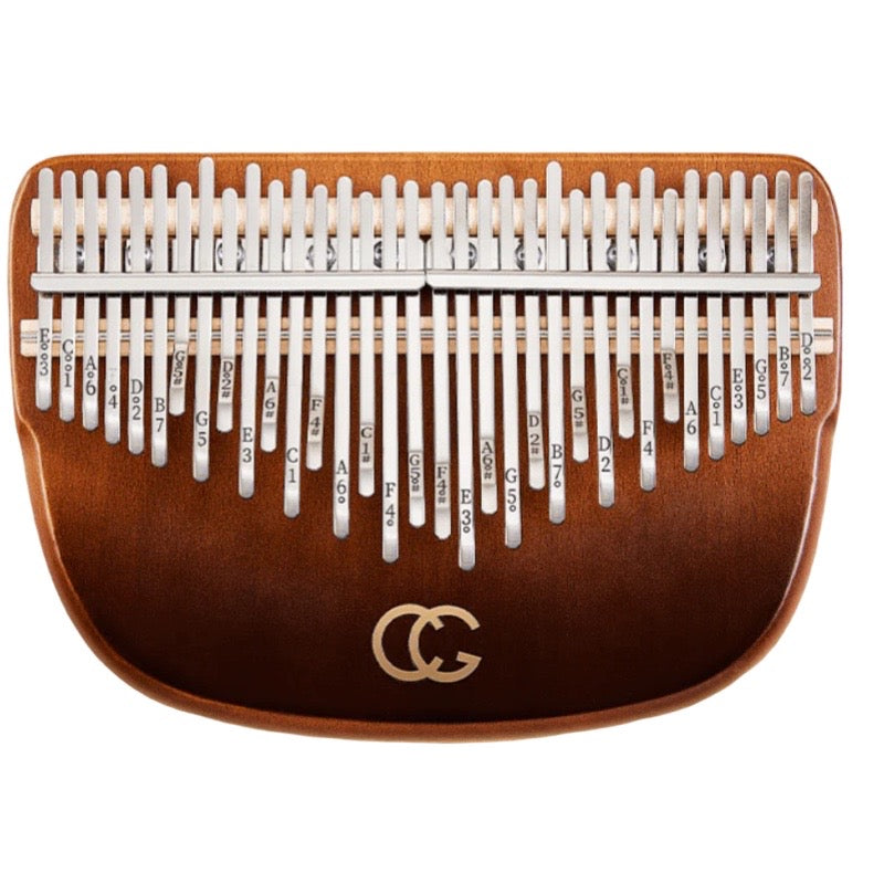KALIMBA Chromatic Scale 34 Keys Acacia Wood Hardcase and Accessories CGC34R