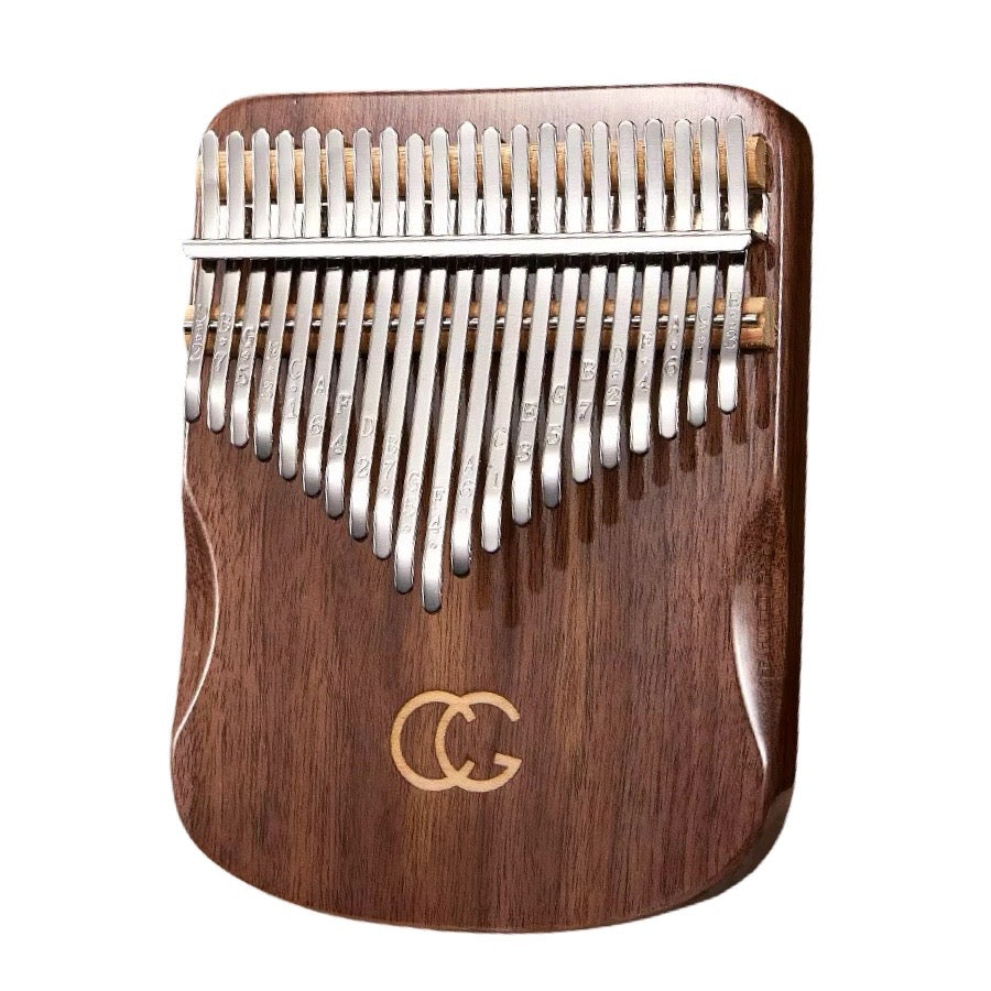 KALIMBA Solid Black Walnut 21 Keys + Hard Case and Accessories