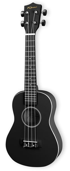 Concert-size ukulele Reno RU300-BLK + Case