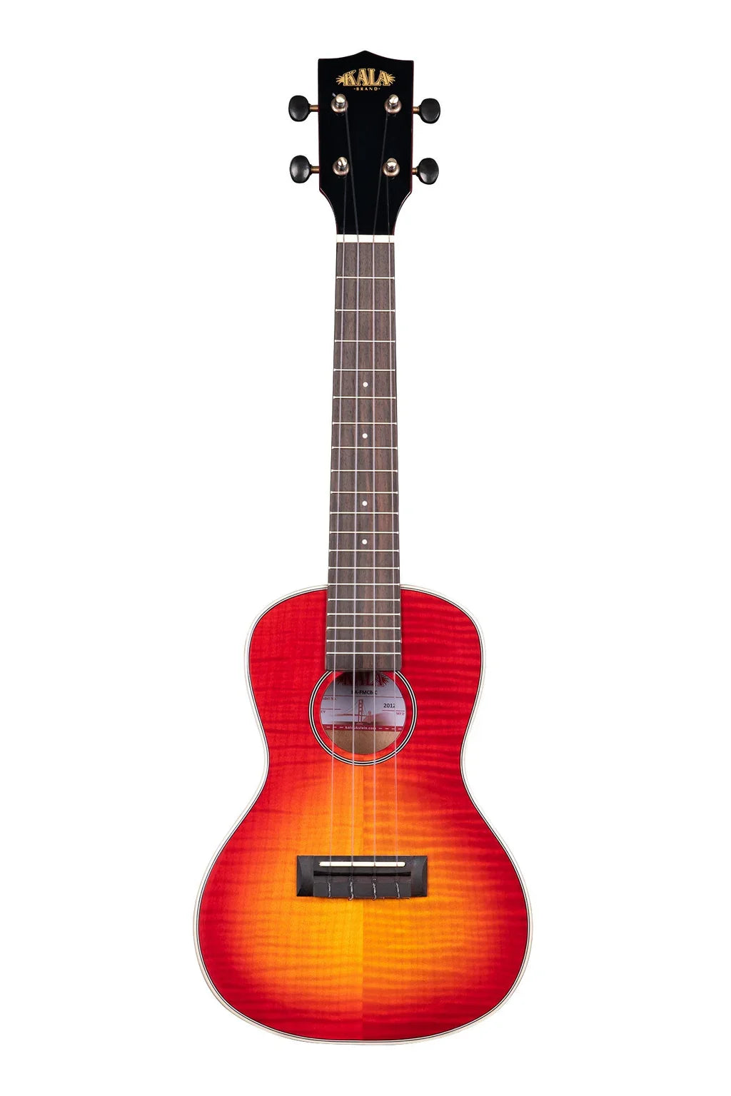 Kala Maple Cherry Burst Concert-Size Ukulele