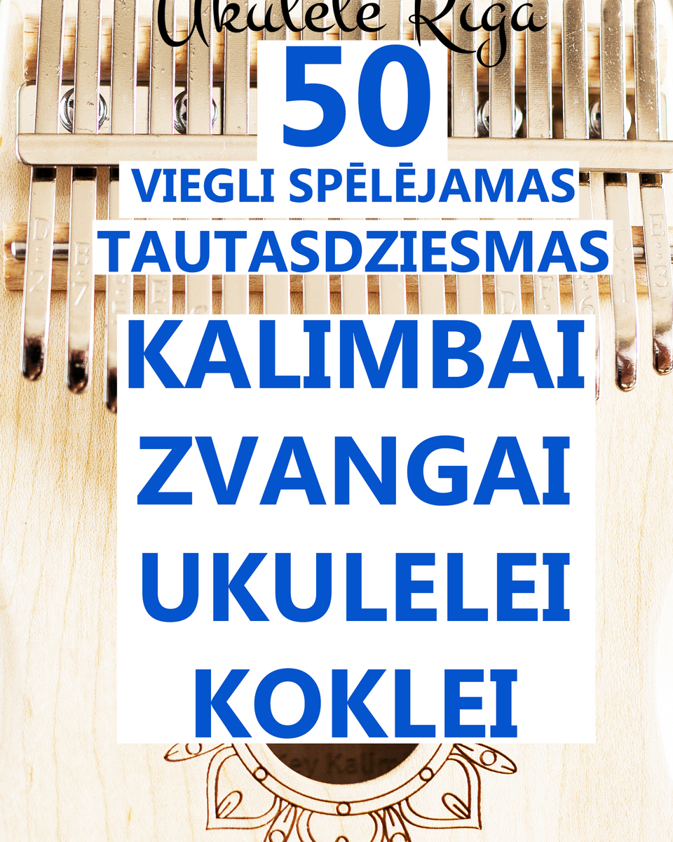 Digital PDF book: 50 EASY-TO-PLAY FOLK SONGS for Kalimba, Zither, Ukulele, and Koka