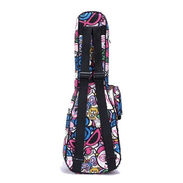 Concert-size ukulele case, Comic design