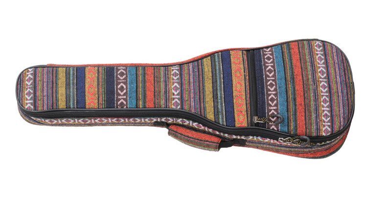 Concert-size ukulele bag, Ethnic Stripes