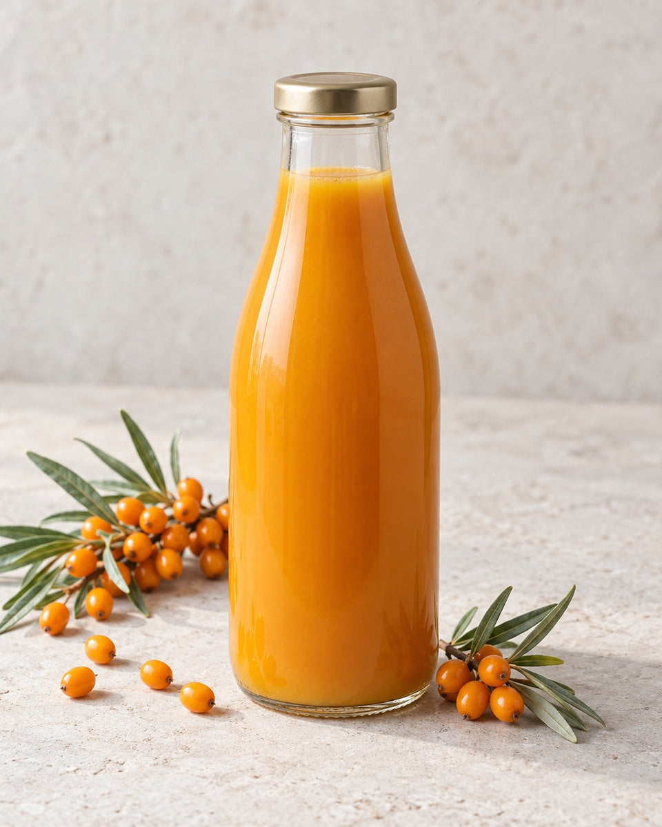 Cold-pressed sea buckthorn juice, 0.75 l