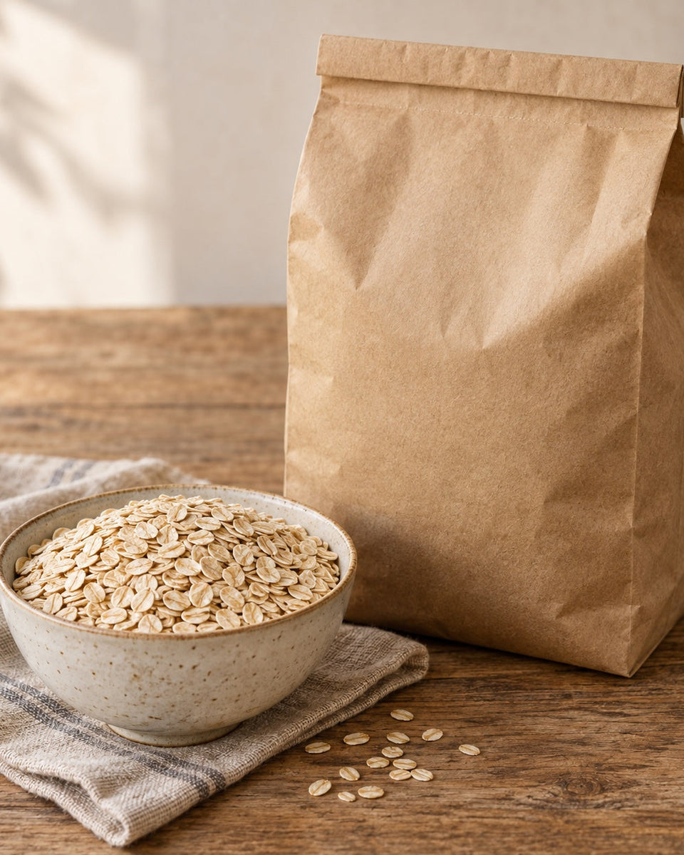 Organic rolled oats from northern Finland, 1 kg