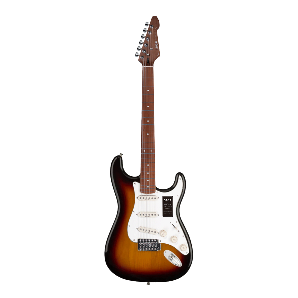Electric Guitar SAGA SMF1314 SB (SSS) Electric Guitar Sunburst
